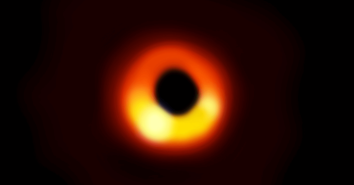 First Ever Picture of a Black Hole