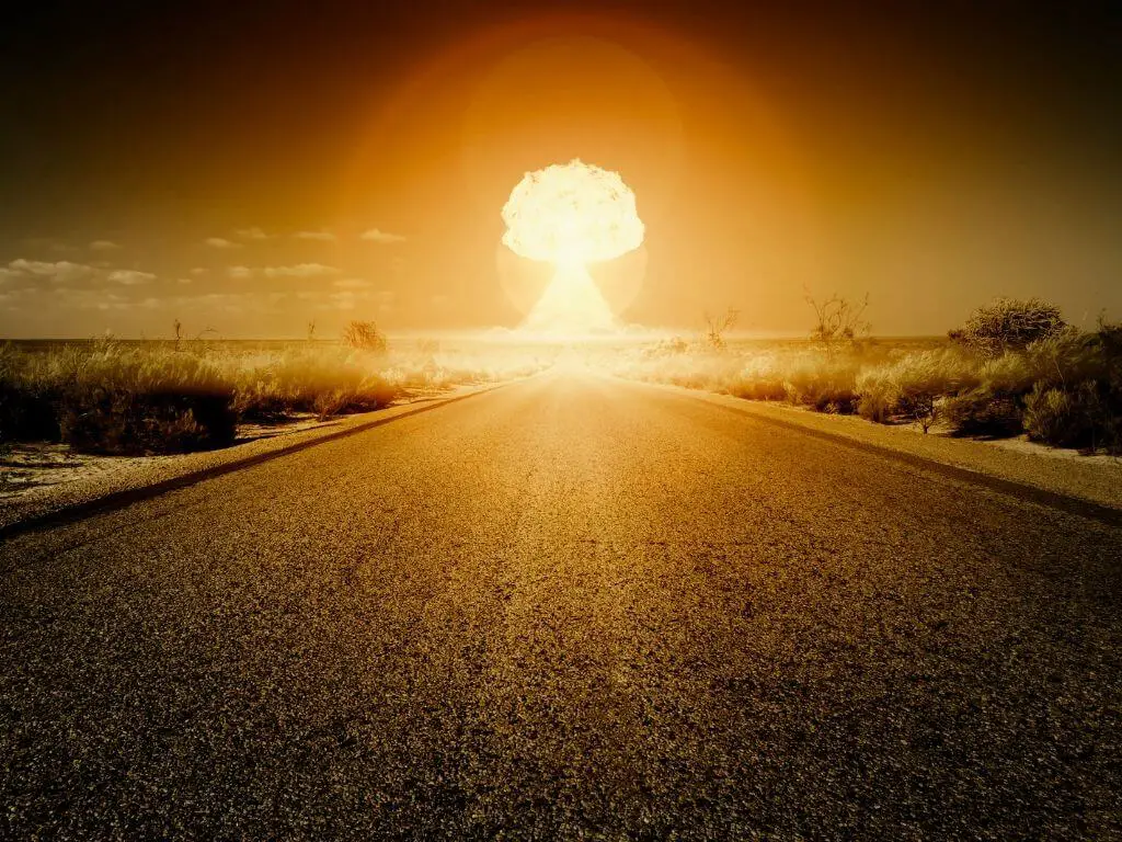 How far away do you have to be to survive a nuclear bomb?