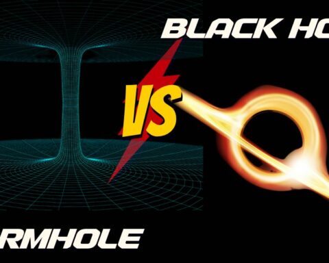 Wormhole vs Blackhole