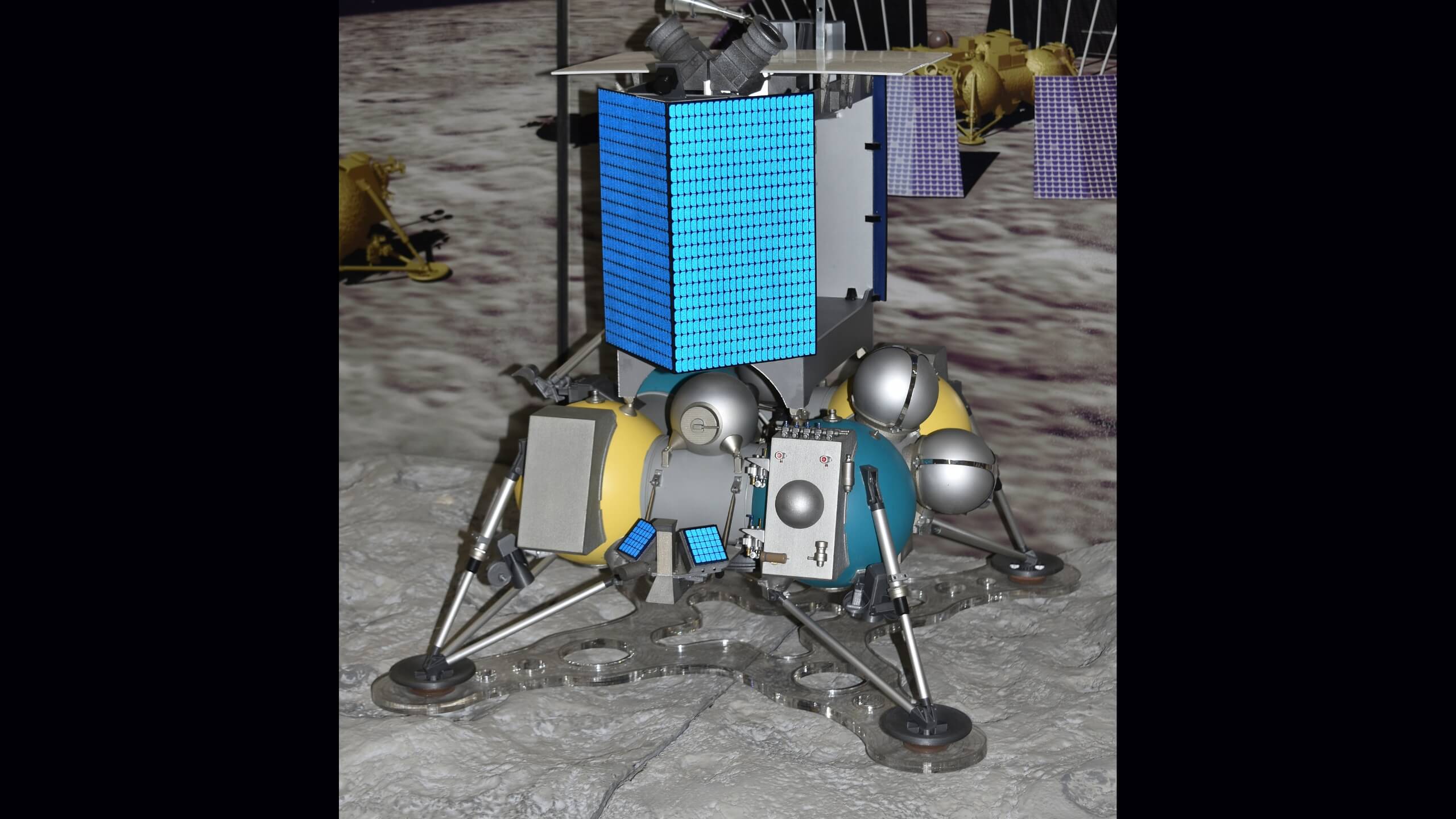 Artistic illustraion of the Luna 25 lander