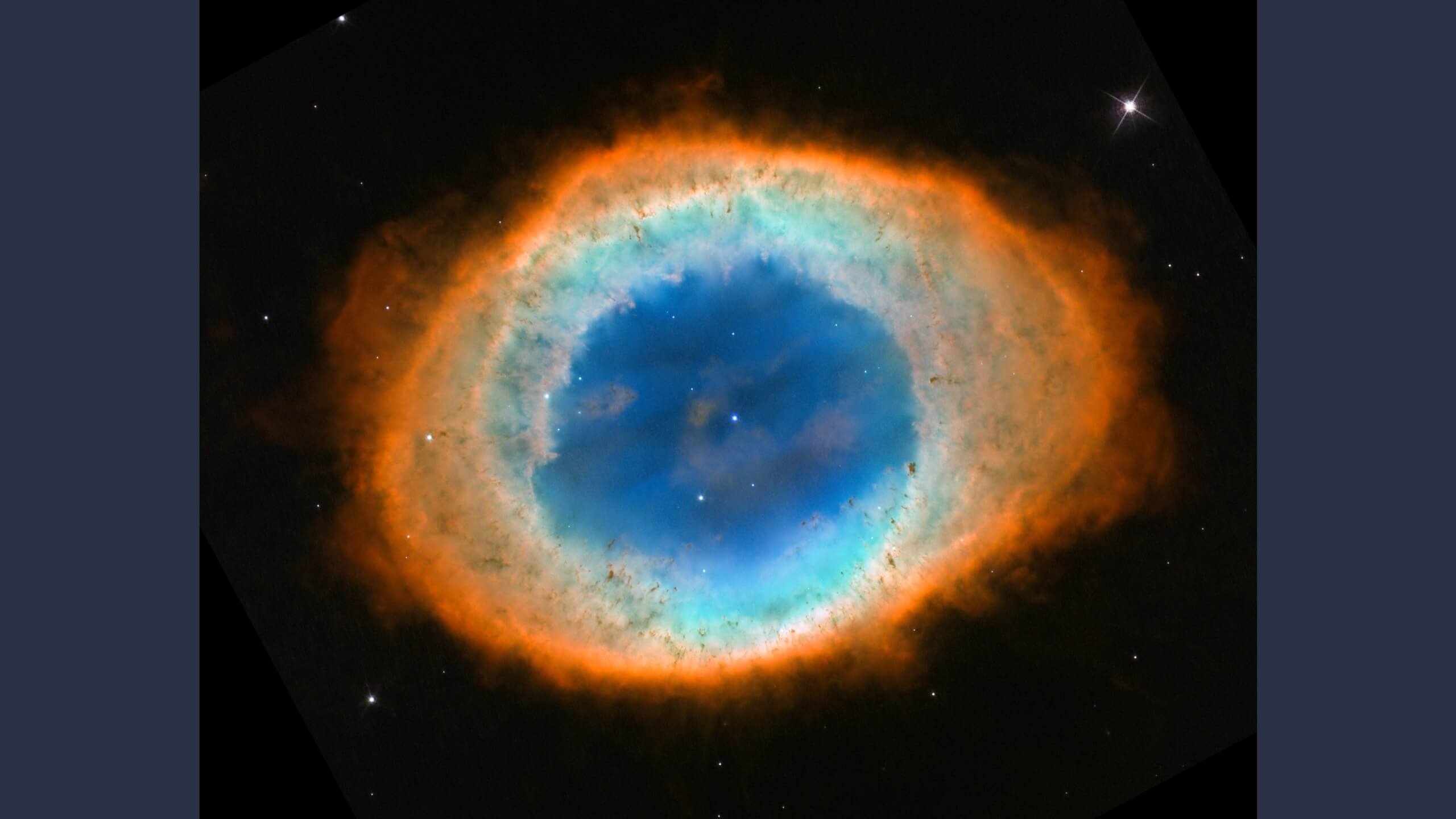 Ring Nebula previously captured by Hubble