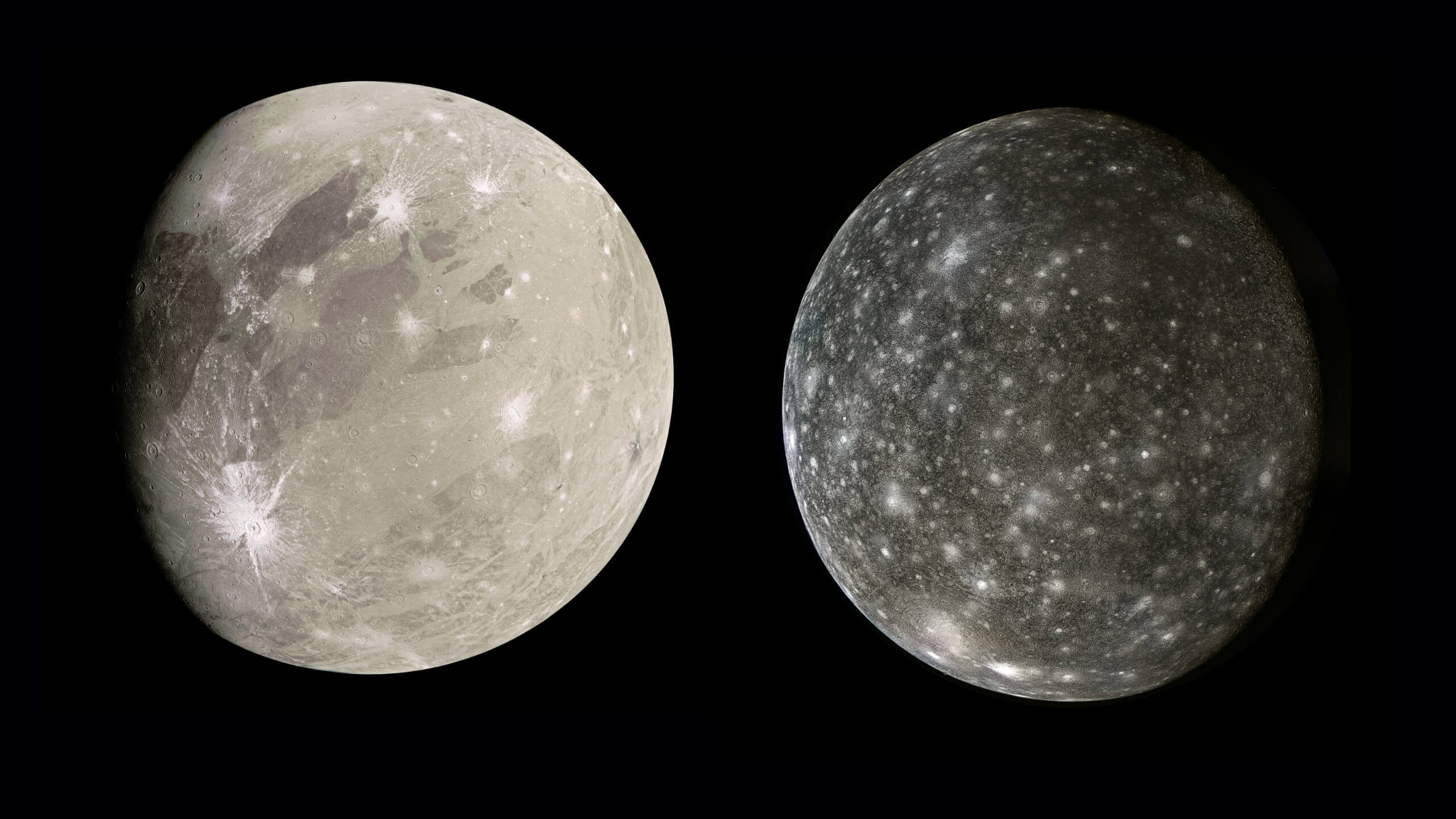 Ganymede and Callisto