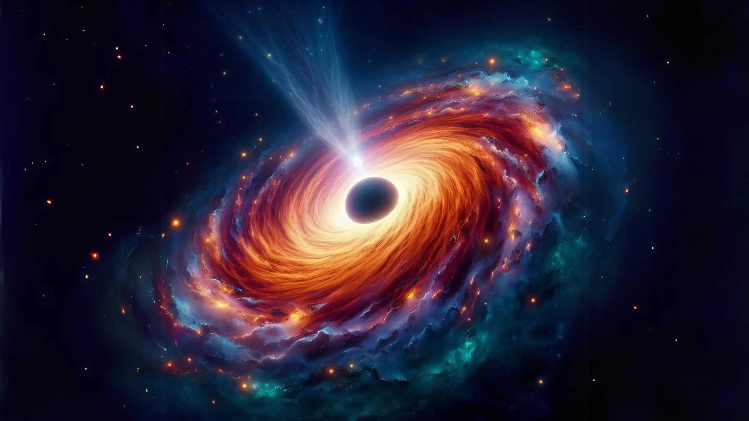 black hole destroy a galaxy