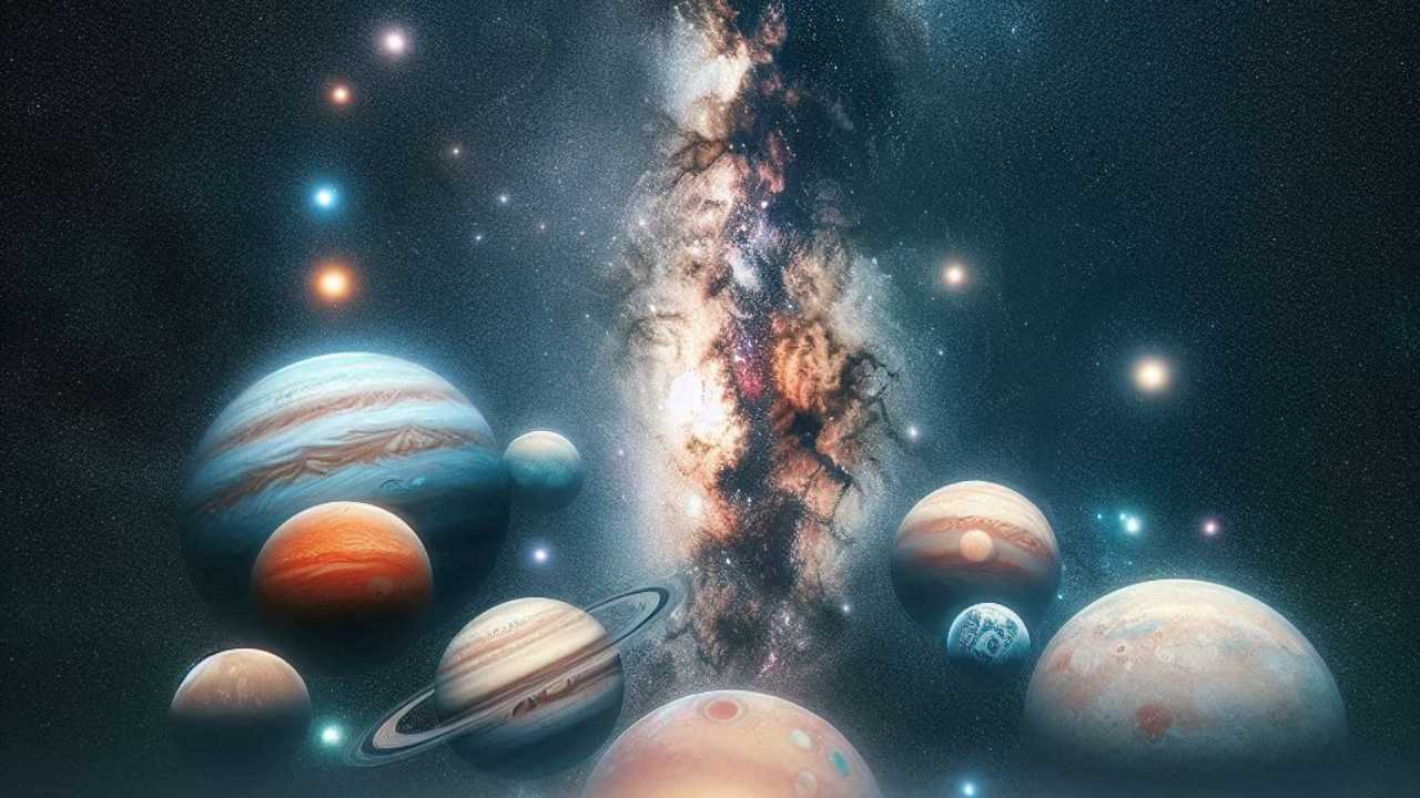 Planets in milky way