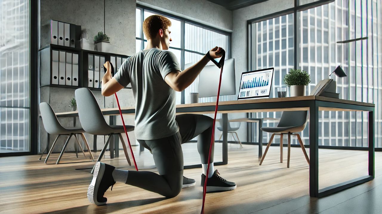 Resistance bands exercise