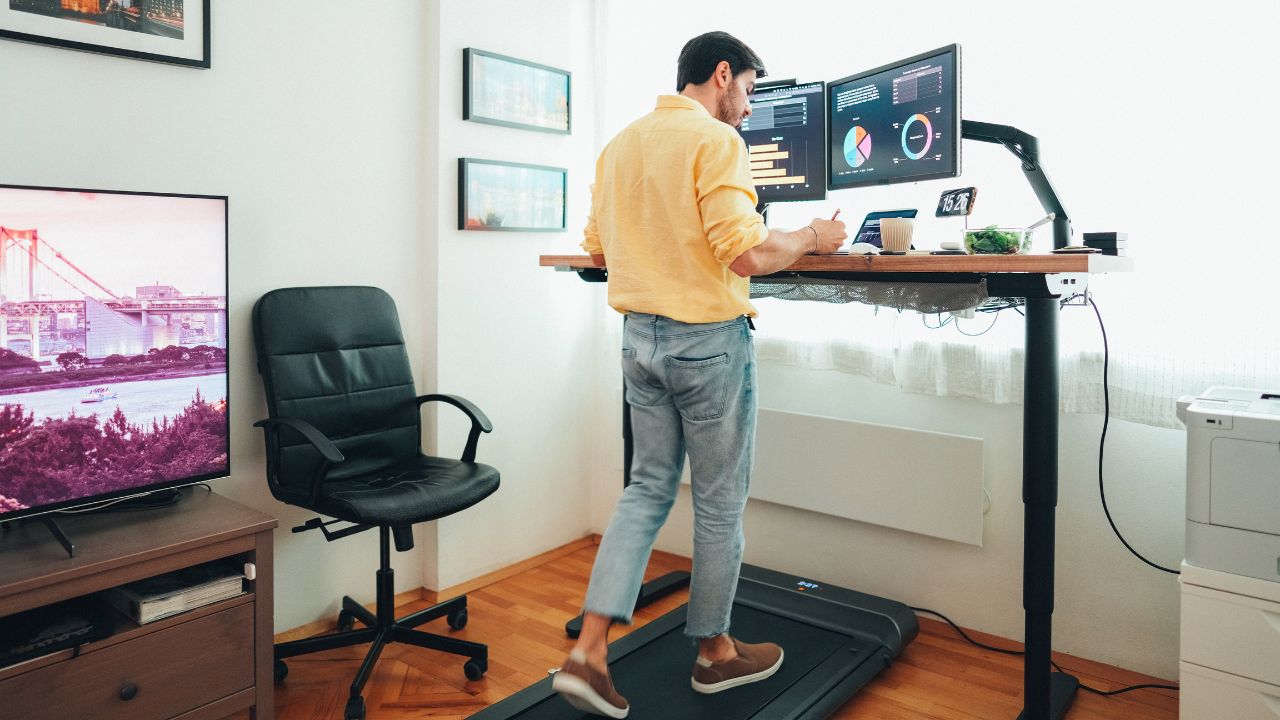 Under desk exercise